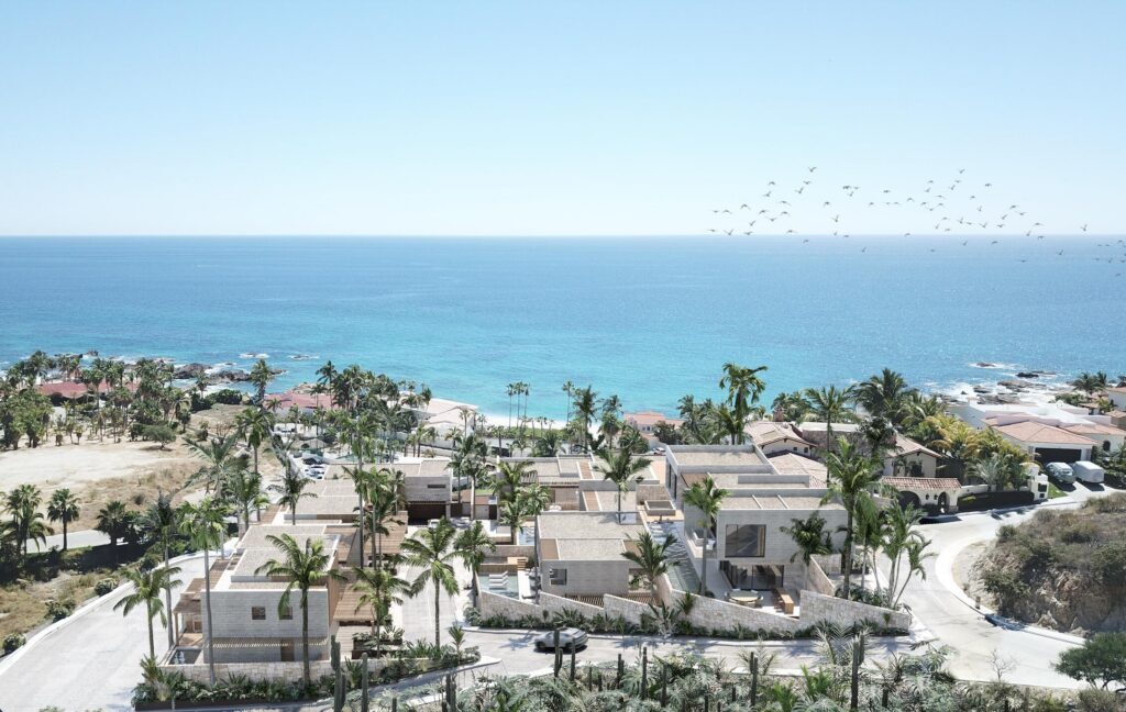 Los Cabos Los Valles Sophisticated and solidly built, this 5,588 sq.ft. estate in Club Campestre offers luxury living with exceptional construction quality rarely found in Los Cabos. Residents enjoy exclusive access to a private beach club and world-class golf course, all just minutes from San Jose vibrant dining and culture. The home features 4 ensuite bedrooms, a 3-stop elevator, and a Generac backup system. Entertain in style with a chef's kitchen, wine room with Tzalam wood cabinetry, and an outdoor BBQ area with fire pit. Relax by the heated pool or on the Jacuzzi terrace with partial ocean – Cresta Del Mar, Cabo Corridor, BS